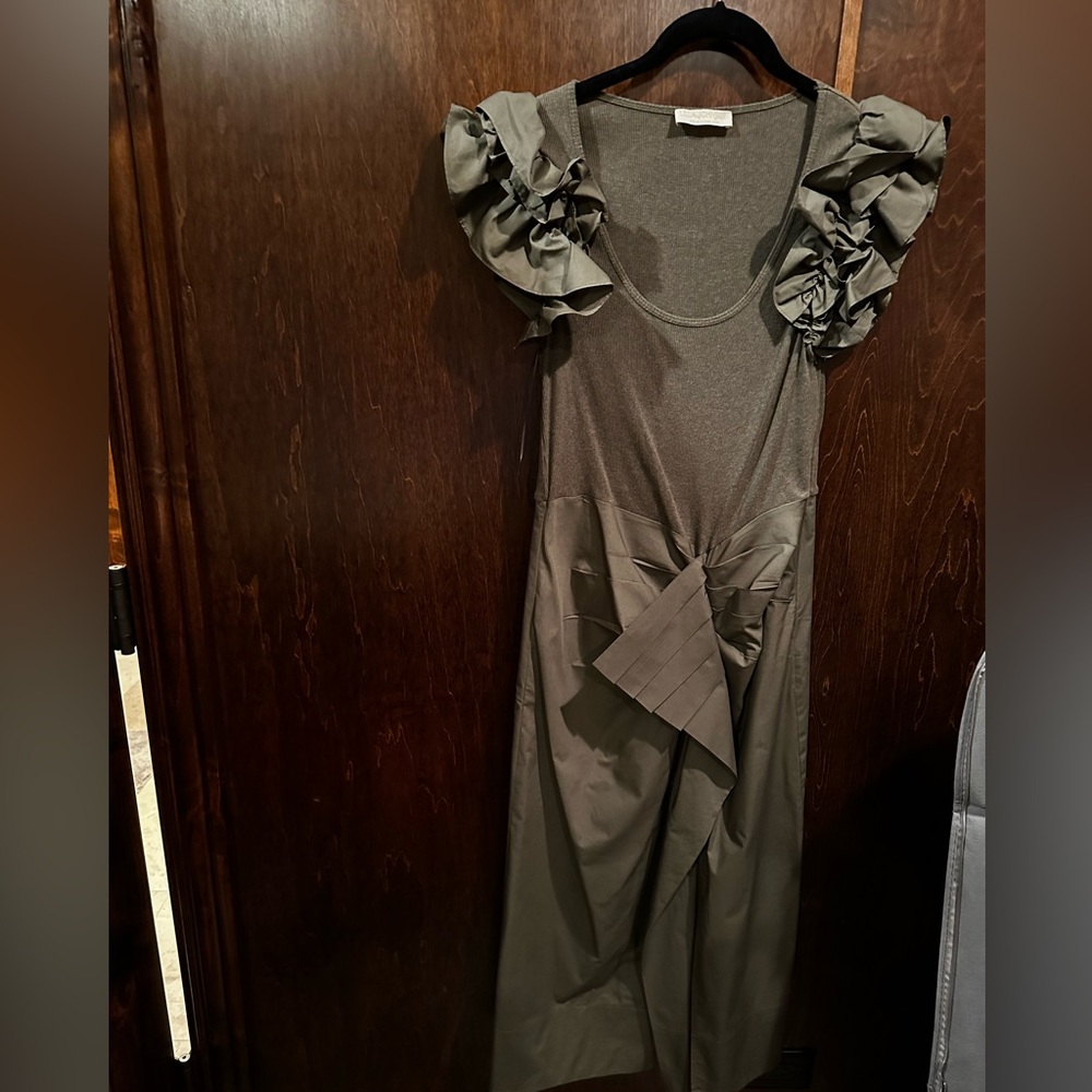 Ula Johnson Isabella Mix Media Cotton Dress.